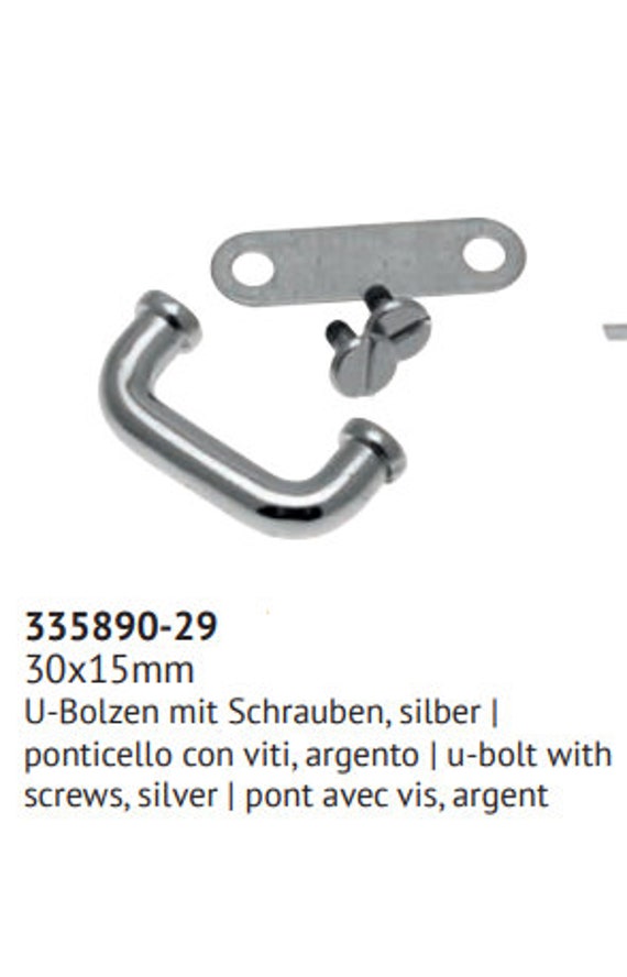 Lobster Clasp Bag Closure Snap Hook U-bolt Metal Silver Gold Purse