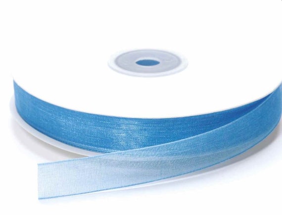 Light Blue Satin Thin Ribbon