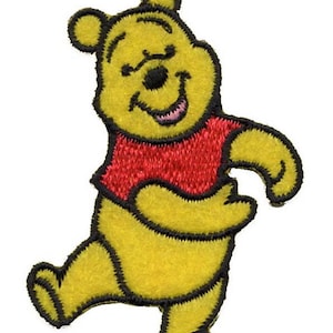 Iron-on Winnie the Pooh Applique Embroidered Thermo-Adhesive Patch