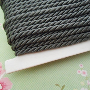Cordone Intrecciato Grigio metri 5 mm 3,5