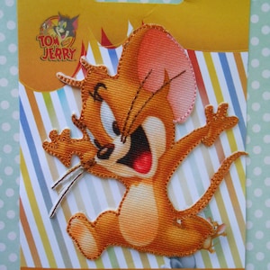 Jerry cartoons patch ijzer op applique Jerry Mouse