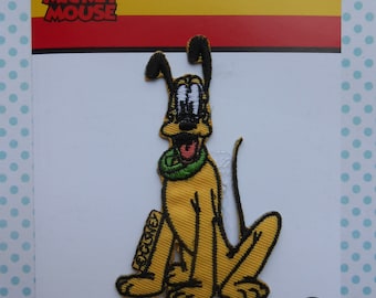 Pluto Patch Eisen auf Disney bestickt Thermo-Klebstoff Applikation