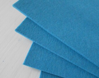 Felt Sheets 2 pcs Craft Thick Felt cm 20x30 Petrol