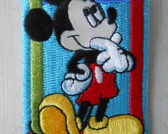 Appliqué de fer sur patch brodé Mickey Mouse