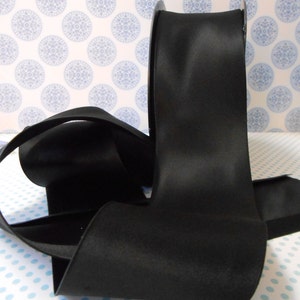 Schrägband Satinband Schwarz Weiß 5,5cm Breite 5 Meter