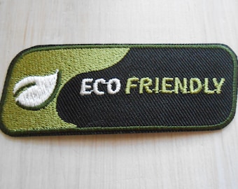 Eco Friendly Patch Iron on Embroidered Applique