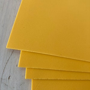 Moosgummi 5 Sheets EVA Foam Craft Fommy cm 30x20 Yolk Yellow