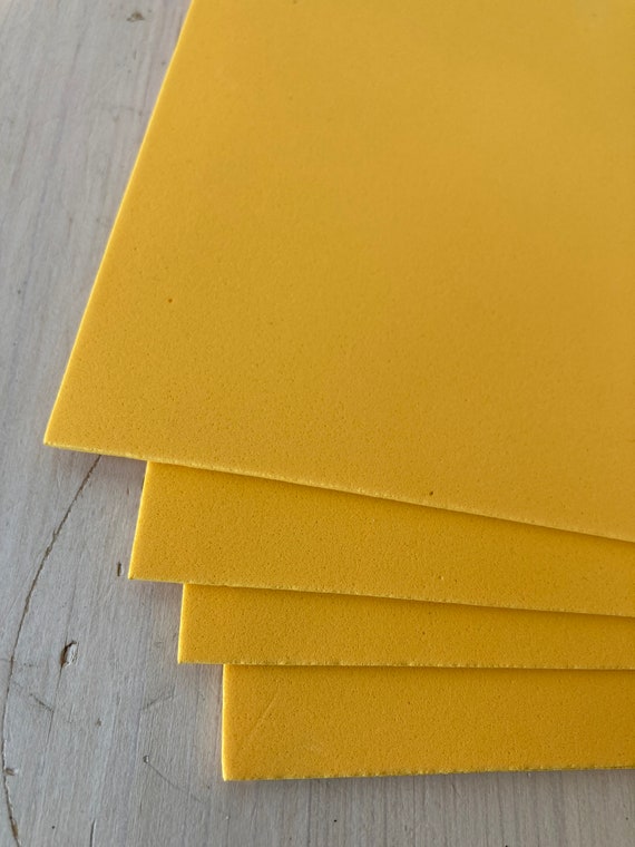 Moosgummi 5 Sheets EVA Foam Craft Fommy Cm 30x20 Yolk Yellow -  Denmark