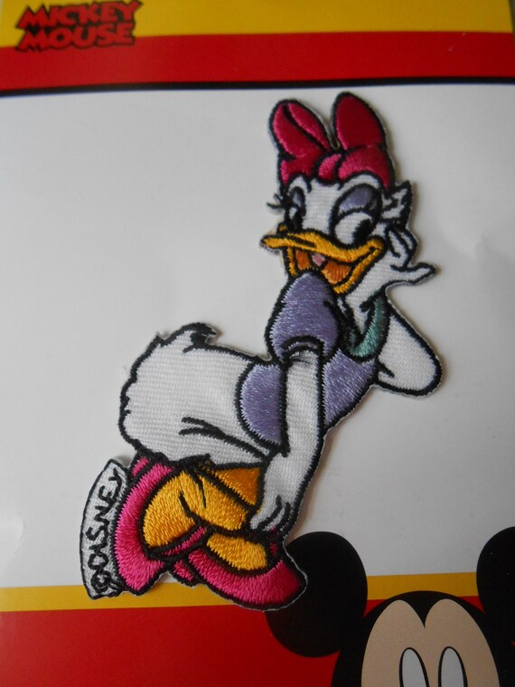 Parche Disney Daisy Duck sobre termoadhesivo bordado Etsy España