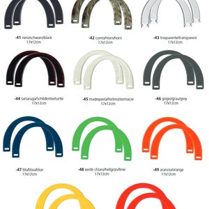 Bag Handles Set of 2 Acrylic