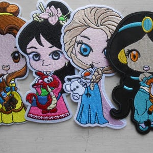 Iron on Disney Princess Embroidered Patch Embellishment