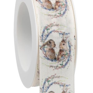 Kaninchen Band Vintage Stil romantische Verschönerung 3 cm Breite 3 Meter