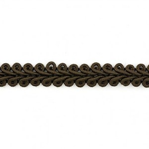 Trim Passementerie Brown Classic Gimp 3/8" width 5 yds