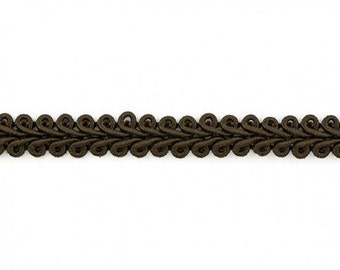 Trim Passementerie Brown Classic Gimp 3/8" width 5 yds