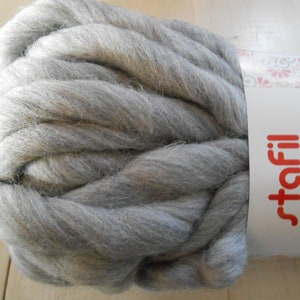 Lana Filato Grosso Novità Inverno Stafil gr 200 Grigio Chiaro