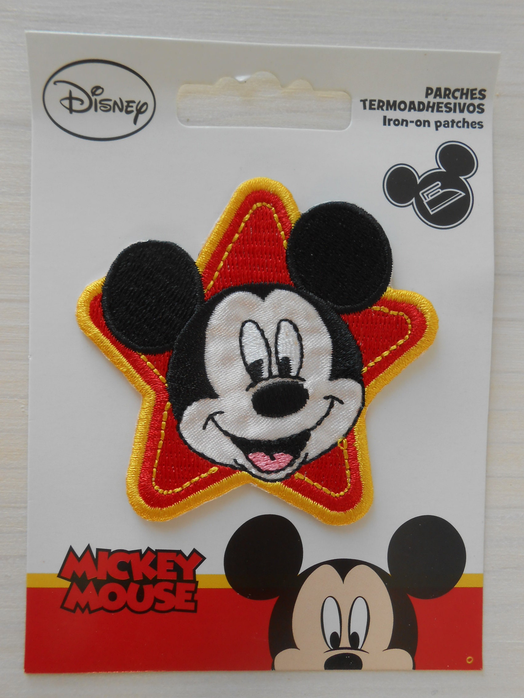 Patch thermocollant thermofix tête de Mickey Patch Disney Mouse