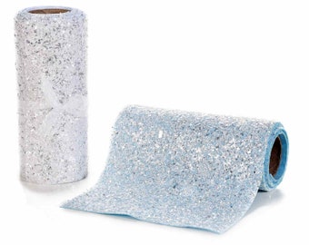 Nastro Super Glitter cm 15 mt 1,4 Luccicante Scintillante Ghiacciato