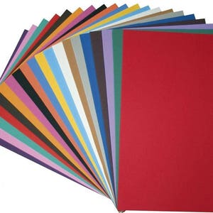 Moosgummi 3 Sheets EVA Foam Craft Fommy Solid Colors 40x30