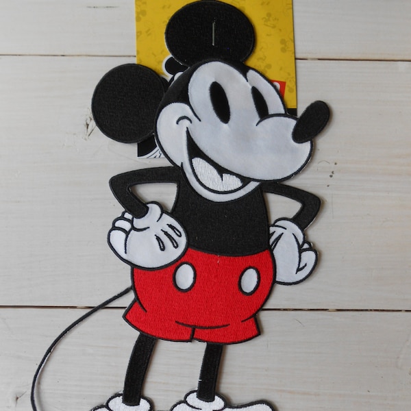 Disney Patch Mickey Mouse Iron sur Grand Embrqué XL Applique