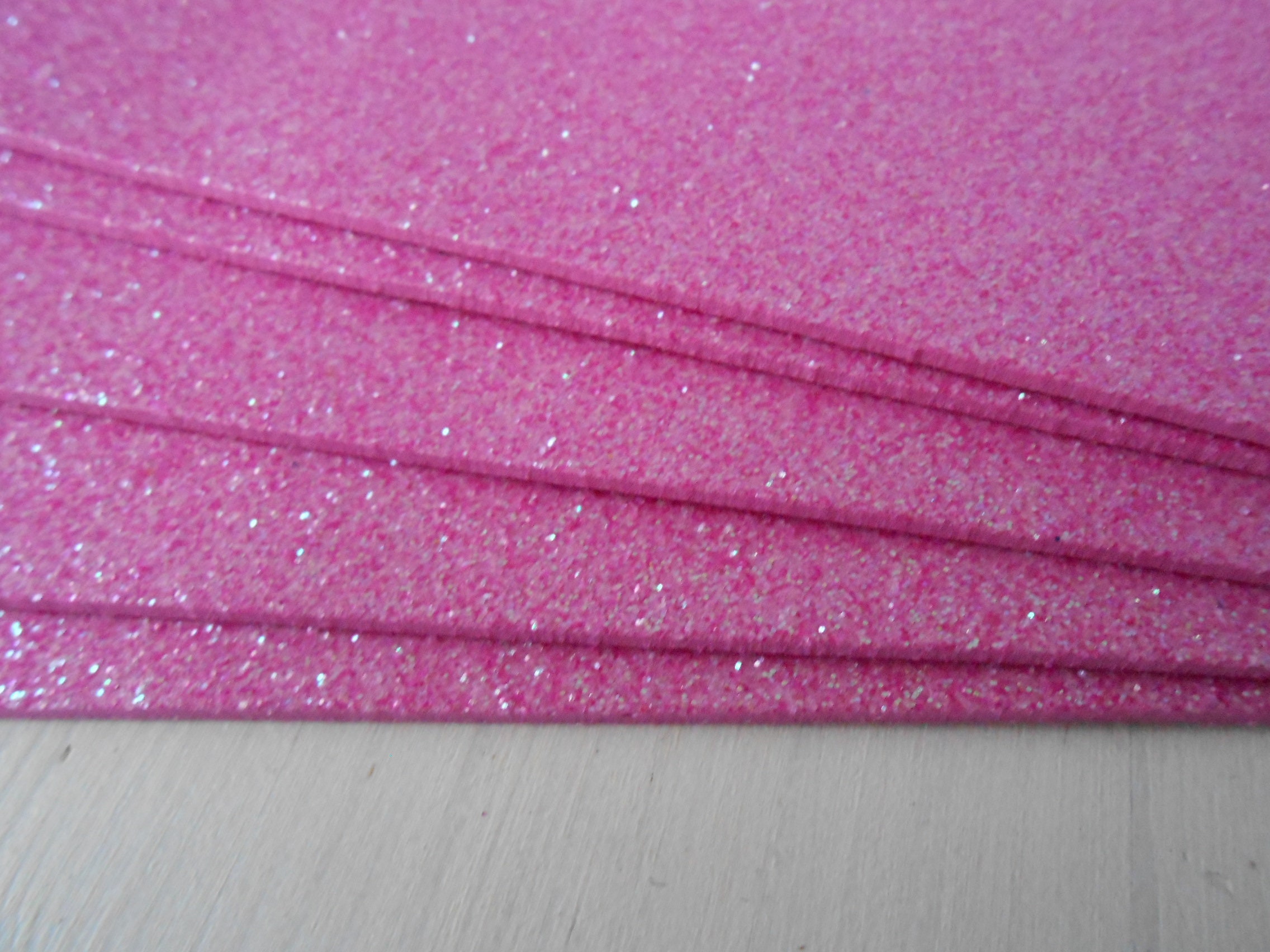 Moosgummi Glitter 5 Sheets EVA Foam Craft Fommy Solid Colors M 30x20 