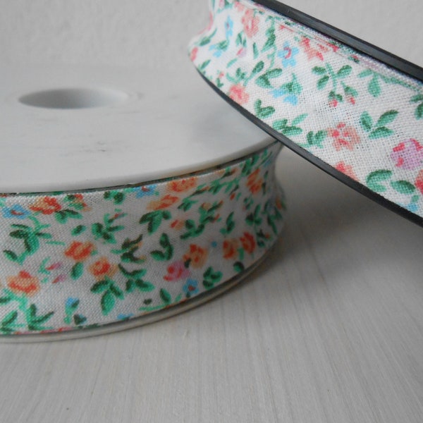 Bias Tape Binding Cotton Double Folded Tiny Flowers