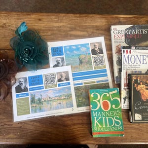 Ciclo CC 2 Monet y Brahms Fiesta del Té con modales para niños para conversaciones clásicas grandes artistas y compositores imagen 2