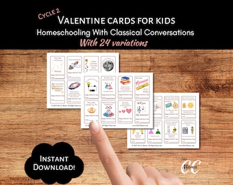 Tarjetas de San Valentín para niños Conversaciones clásicas