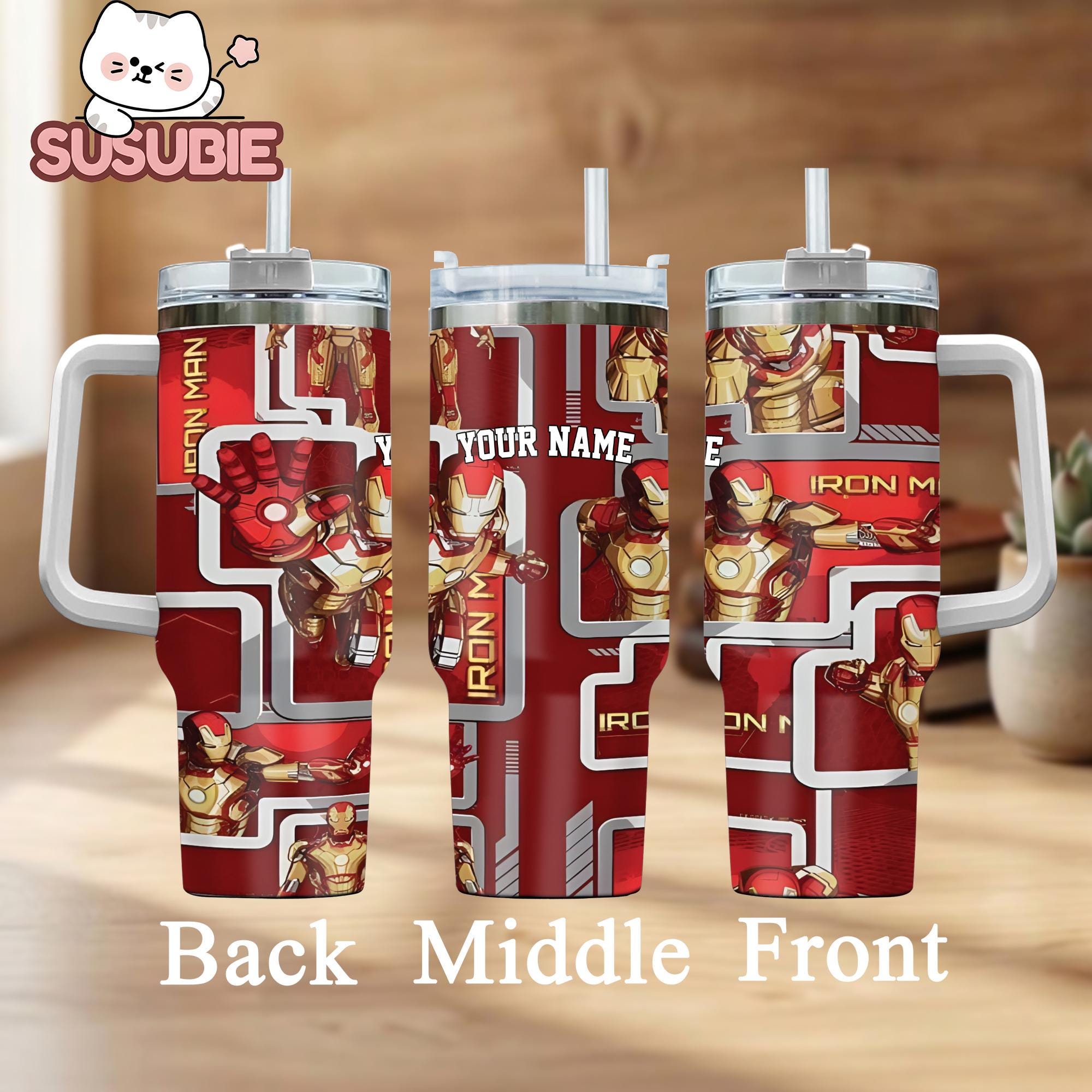 Iron Man Yeti Tumbler - Etsy