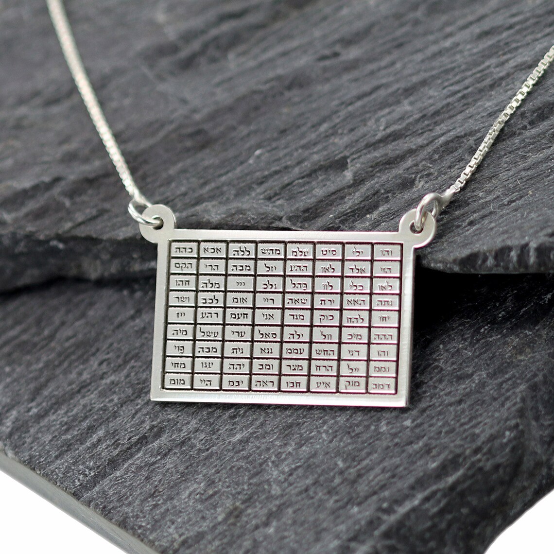 72 Names of God Silver 925 Necklace Pendant Free Shipping