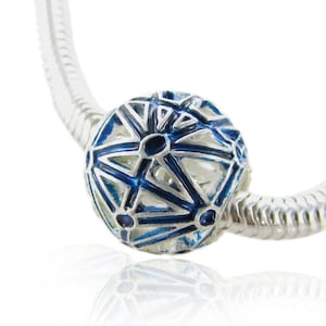 Tree of life Charm in Sterling Silver & Enamel (Free Shipping)