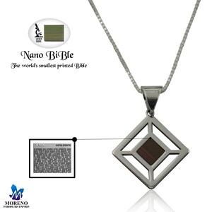 Nano Bible (old bible) jewelry silver 925 - free shipping
