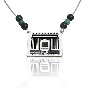 Heiligdom van de Schrift: Jeruzalem tempel nano bijbel kettingen sieraden zilver 925 - gratis verzending