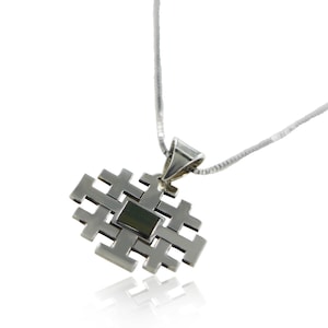 Jerusalem cross Nano Bible (NEW TESTAMENT) Necklaces jewelry silver 925 - free shipping