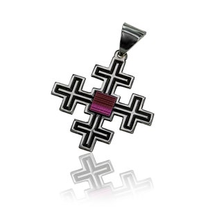 Kreuz Kreuzchen Nano Bibel (NEUTESTAMENT) Halsketten Schmuck Silber 925 - kostenloser Versand