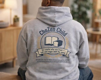 Sudadera con capucha Salt and Sugar / Sudadera gris tipo jersey