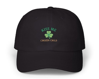 Gorra de papá con estampado de trébol Kiss Me / Sombrero de trébol del Día de San Patricio