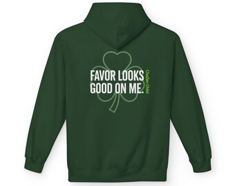 Sudadera con capucha "Me queda bien" / Trébol del Día de San Patricio