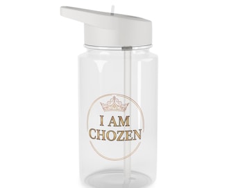 Botella de agua Tritan "Soy ChoZen" / Botella con guión de empoderamiento