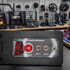 Moza R12 V2 Temu 5 in 1 Button Box Dash