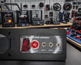 Moza R12 V2 Temu 5 in 1 Button Box Dash