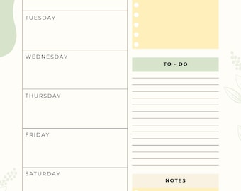 Printable Life Planner | Goal Tracker, Habit Tracker & Calendar