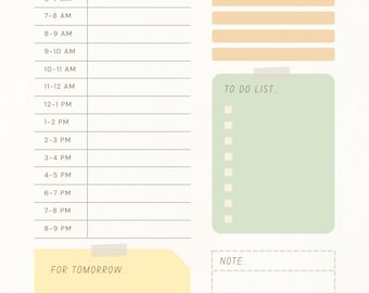 Printable Life Planner |  Goal Tracker, Habit Tracker & Calendar