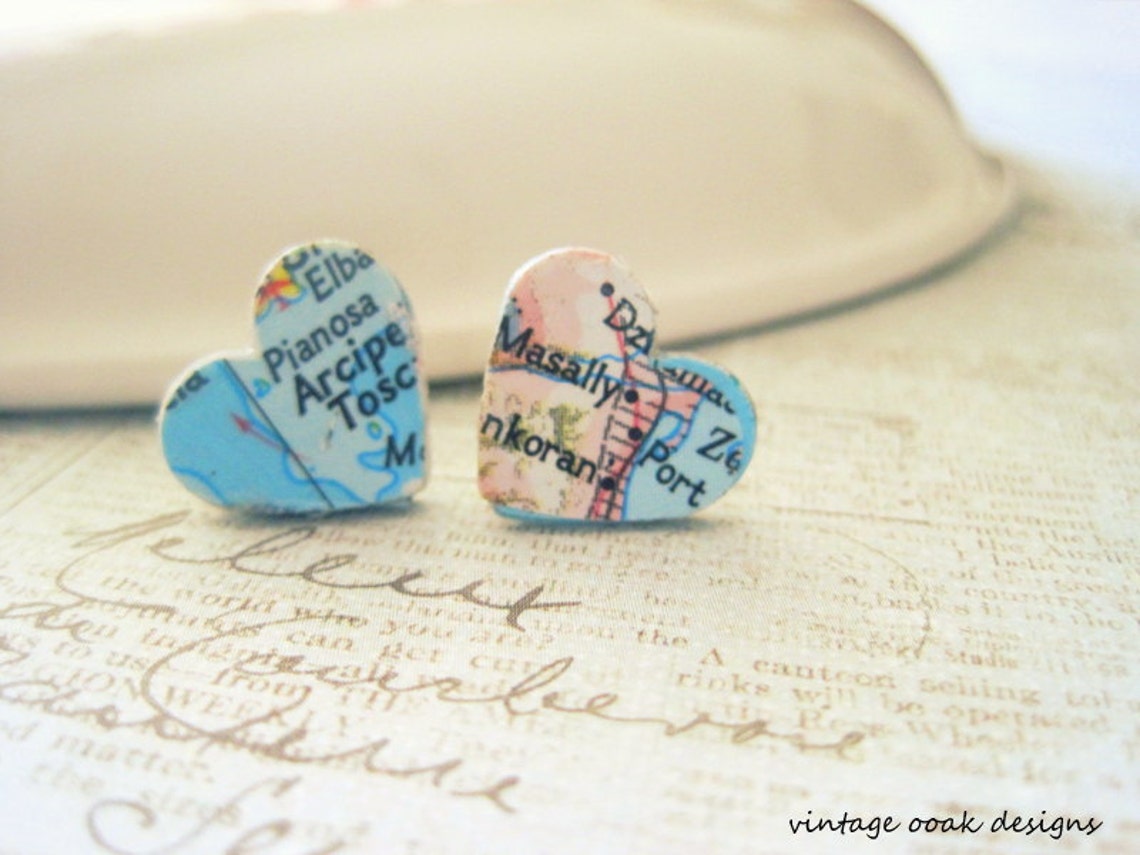 Ch.5 Vintage Paper EarringsPaper Earrings Vintage Paper Etsy