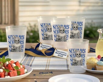 Senior Custom Vintage Photo - Personalized Cups