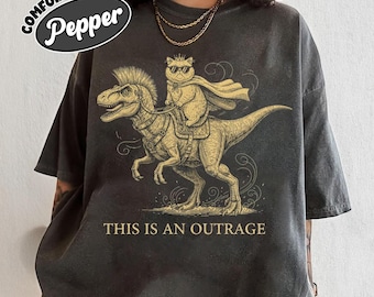 This is an Outrage Shirt, Princess Donut and Mongo Tee | Dungeon Crawler Carl, Matt Dinniman, Bookish Merch Fan Gift