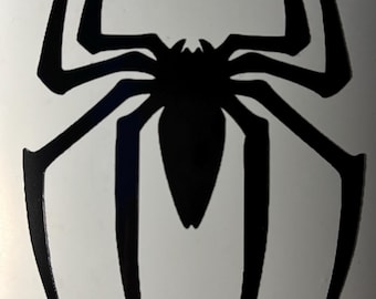 Adesivo de vinil com o logotipo do Homem-Aranha.
