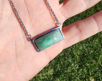 Burmese Jade Pendant Necklace