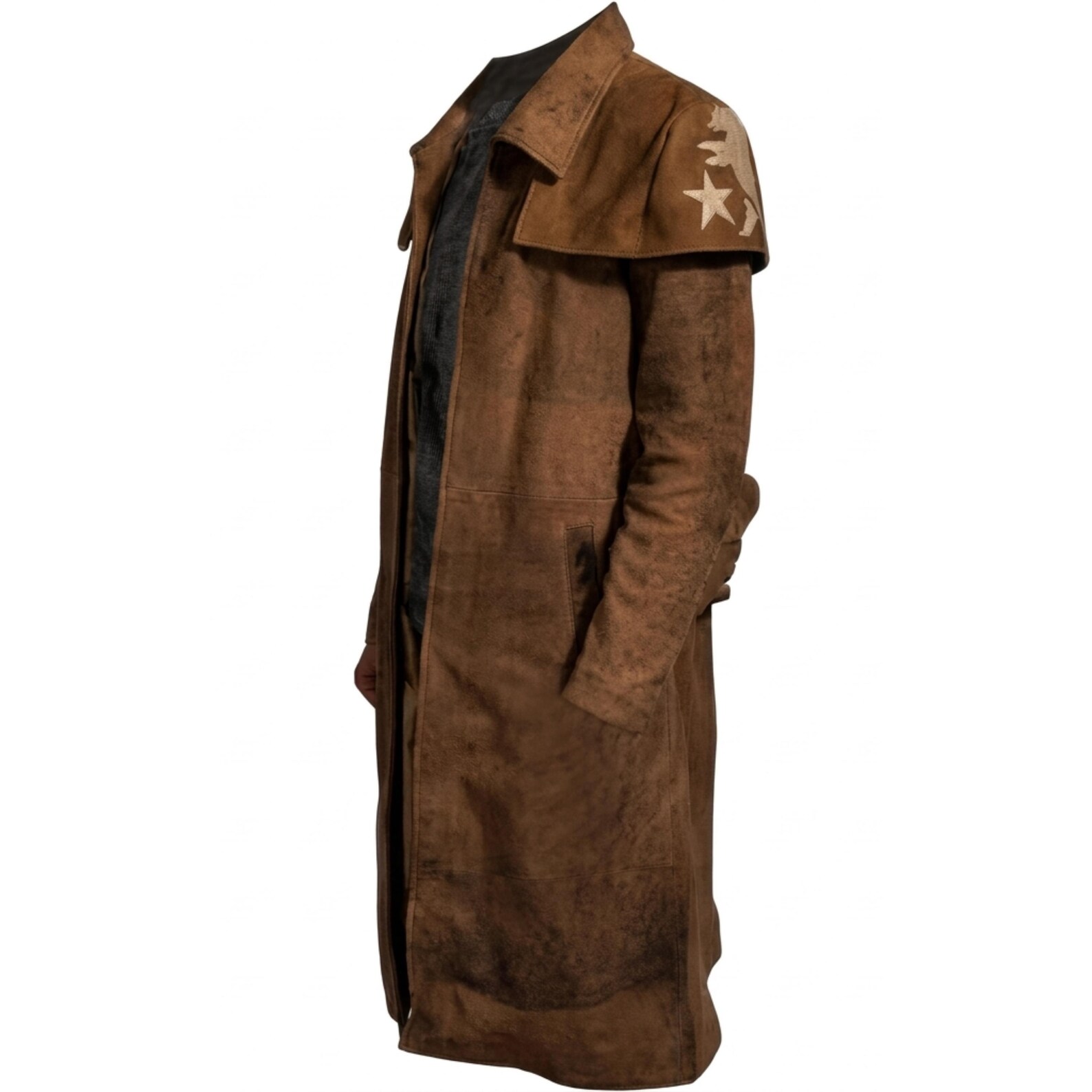 Handmade Wasteland Ranger Duster Coat, Post-apocalyptic Distressed ...