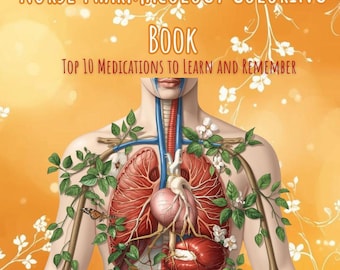 Libro da colorare di farmacologia: i 10 farmaci più importanti da imparare e ricordare