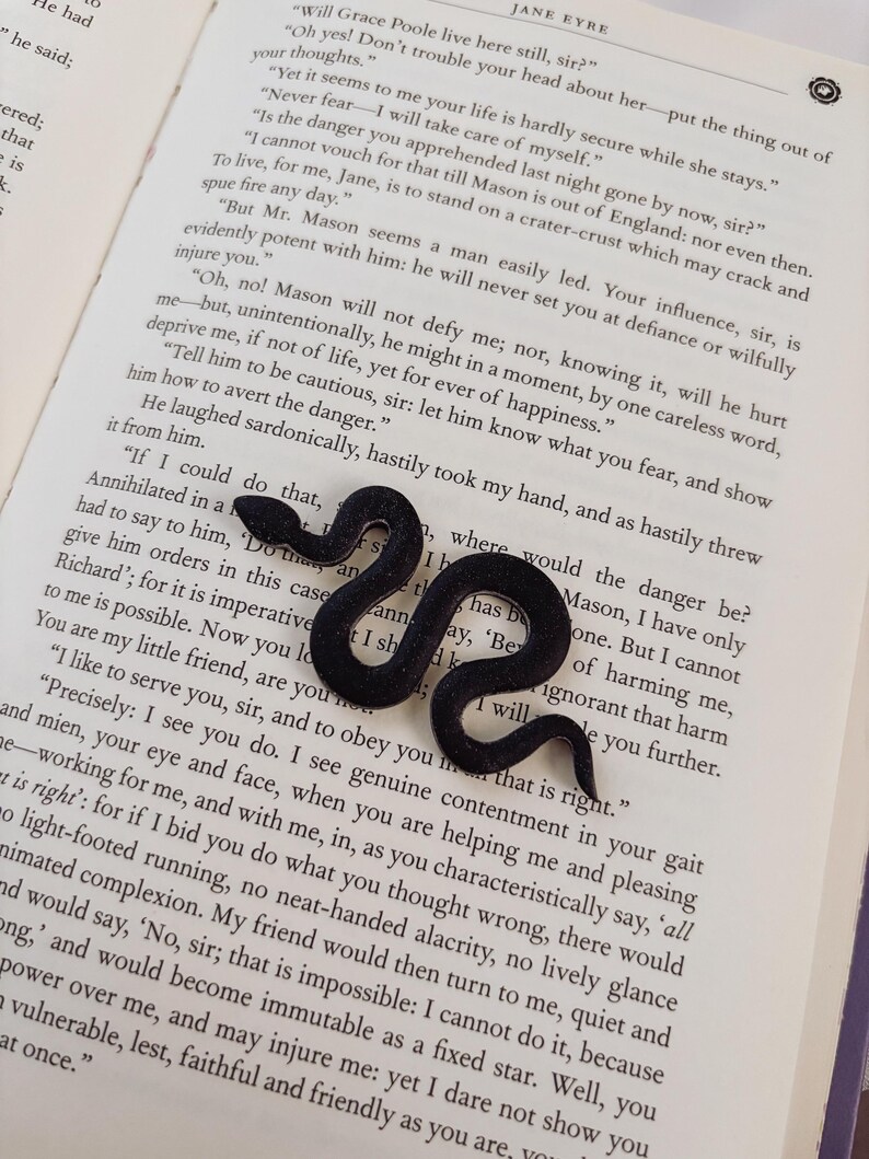 Snake Tab Bookmark, Clay Bookmark, Bookish Gifts - Etsy